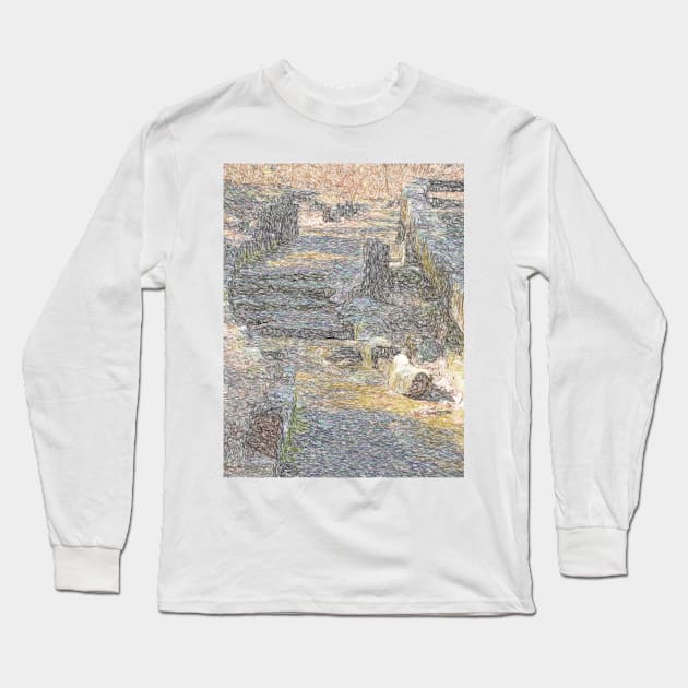 Seeking Adventure Version 2 by Kristalin Davis Long Sleeve T-Shirt by Kristalin Davis